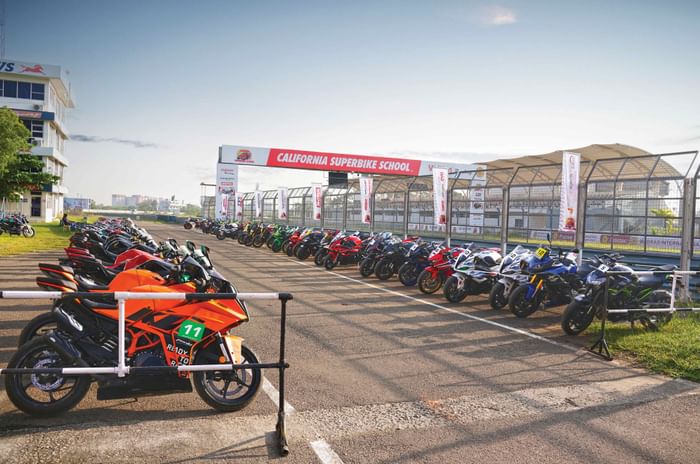 California Superbike School experience aboard a KTM RC 390