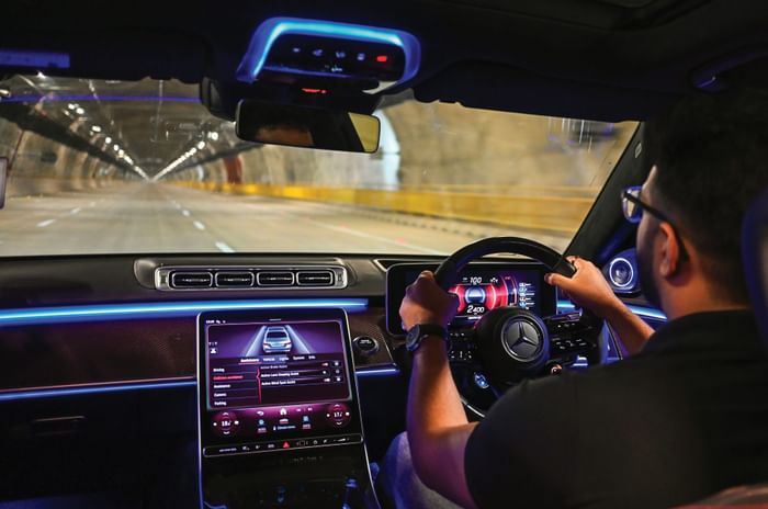 Blasting down the Mumbai-Nagpur expressway's Igatpuri Tunnel in a Mercedes AMG&#160;S&#160;63