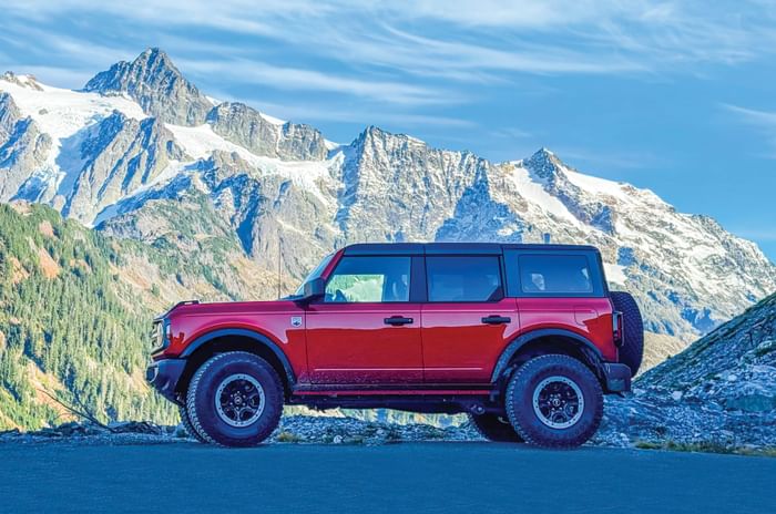Washington mountains explored in a Ford Bronco
