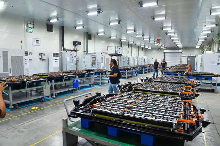 MG India battery assembly shop tour: How an EV battery is built