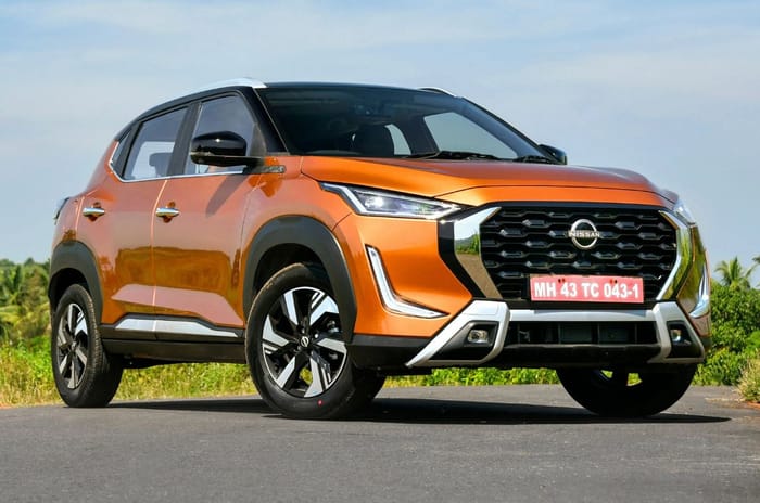 Nissan Magnite facelift front static