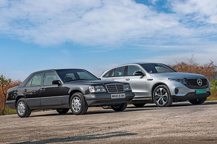 Mercedes-Benz EQC vs W124: Hello Grandpa