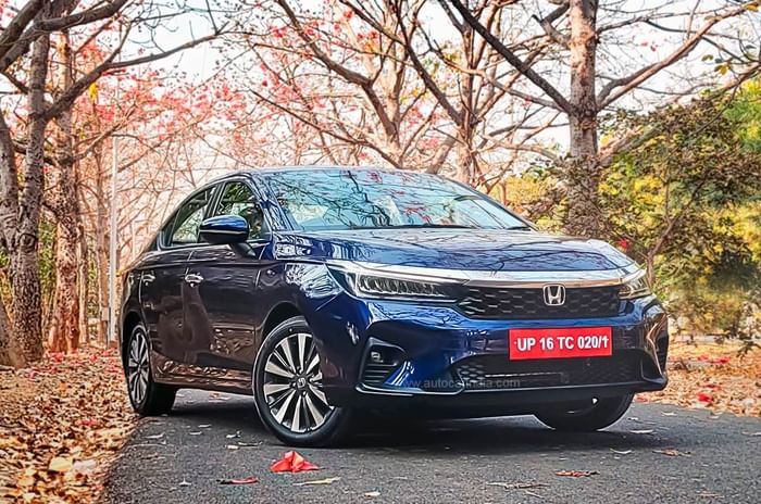 Honda City blue color