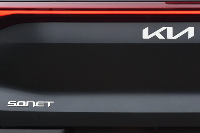 Kia Sonet rear badge
