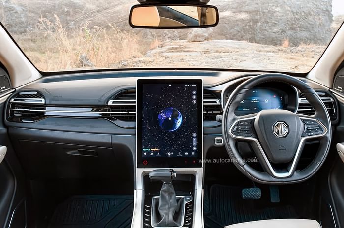 MG Hector interior and dashboard MG Hector interior and dashboard