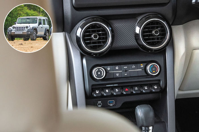 Mahindra Thar Roxx AC test