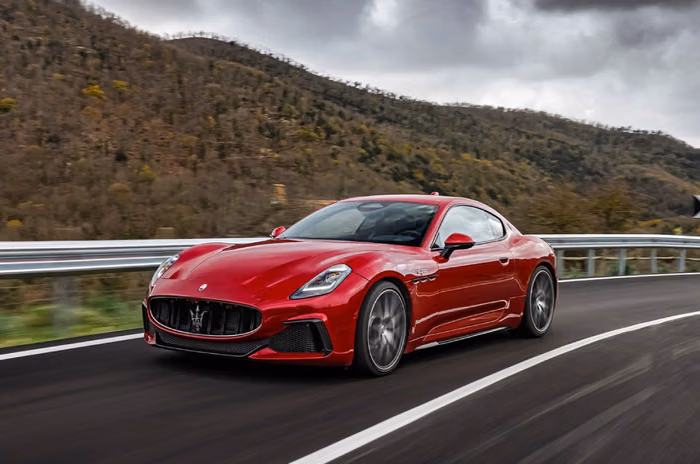 Maserati GranTurismo Red Trophy Front Action Maserati GranTurismo Red Trophy Front Action