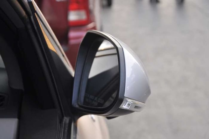 ORVMs folded ORVMs folded