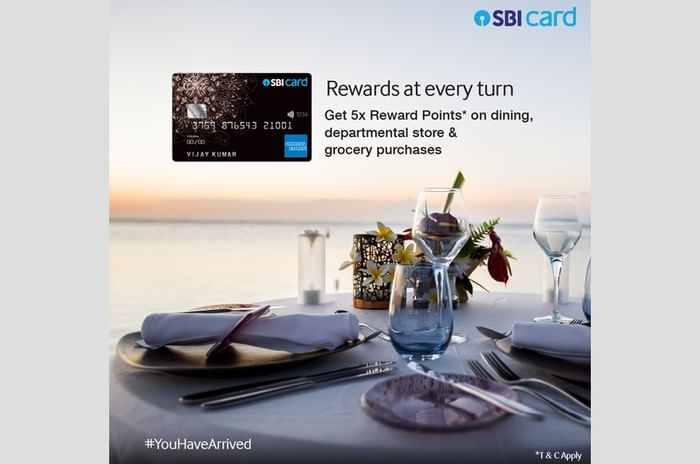 Announce your arrival to the world with the SBI Card ELITE American Express® Card