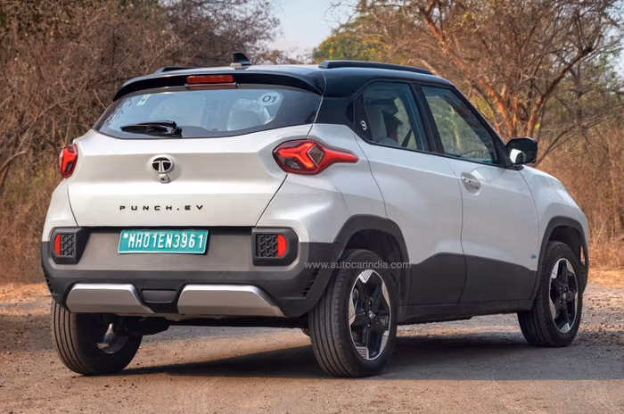 Tata Punch EV rear right static Tata Punch EV rear right static
