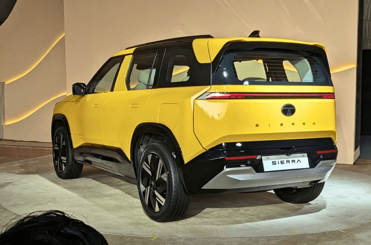 2025 tata sierra rear profile