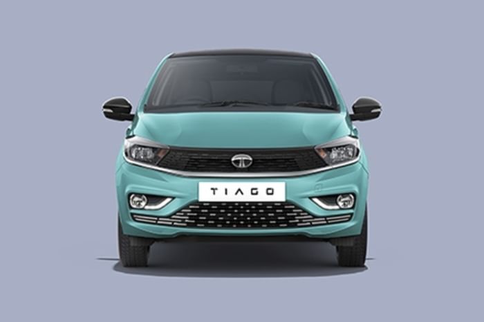 Tata Tiago front head on