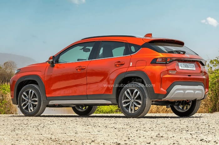 Toyota Urban Cruiser Taisor rear