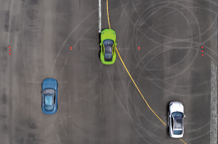 Porsche 911 Turbo S vs Panamera vs Taycan drag race: Triple Threat
