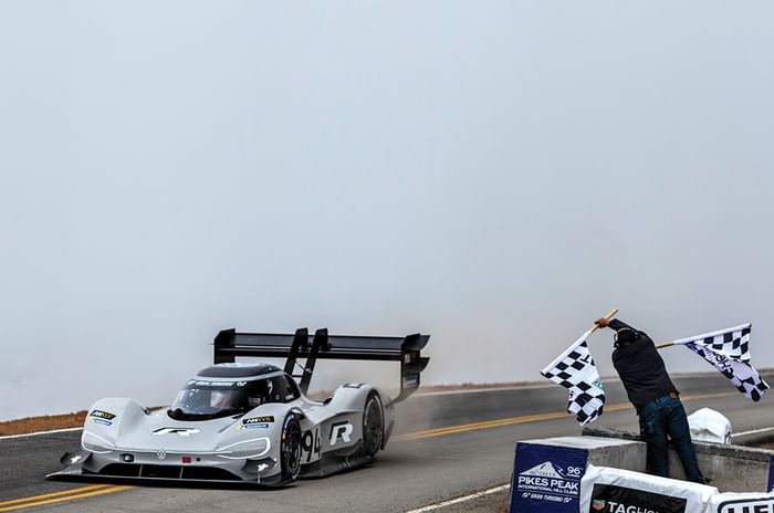 VW IDR Pikes Peak finish VW IDR Pikes Peak finish