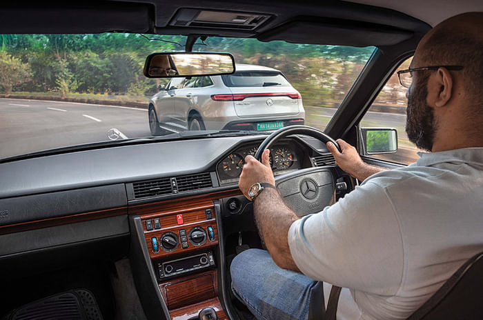 Mercedes-Benz EQC vs W124: Hello Grandpa