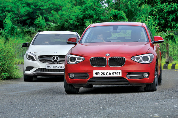 Mercedes A180 CDI vs BMW 118d diesel Mercedes A180 CDI vs BMW 118d diesel