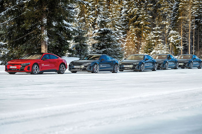 Feature: Drifting and sliding Audis on ice