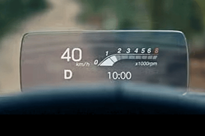 maruti grand vitara heads up display