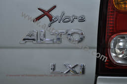 Alto 800cc Xplore rear badging