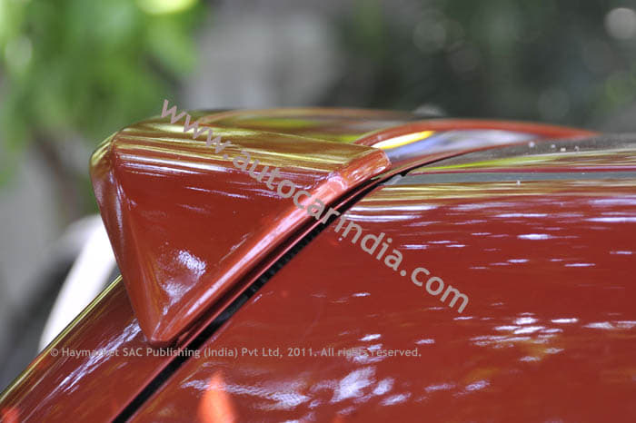 Alto K10 Xplore rear spoiler
