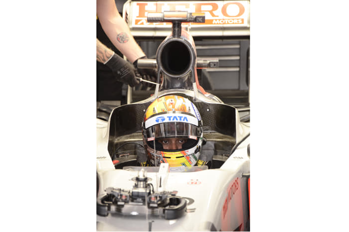 Narain Karthikeyan reflects on his session in the cockpit of his HRT.