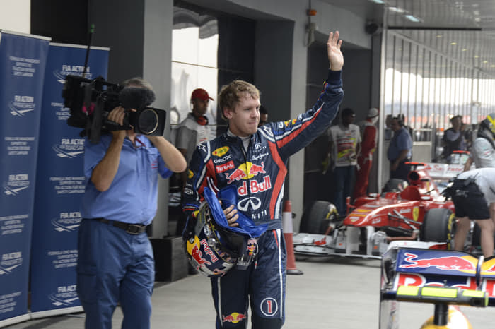 Another day, another pole for Vettel.