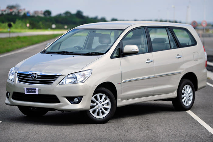 The face-lift Innova to be unveiled at the Auto Expo 2012.