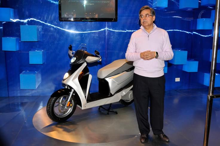 Hero Leap concept scooter. Hero Leap concept scooter.