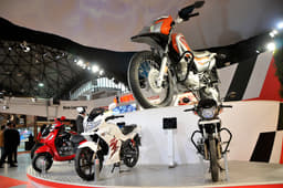 Hero MotoCorp at the Auto Expo 2012