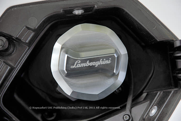 Metallic fuel cap good enough to be a paper-weight