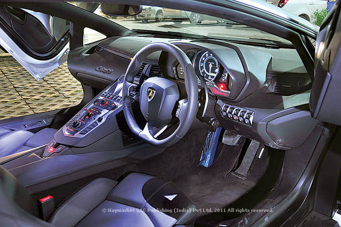 Dashboard hugely improved from Lamborghini's of old