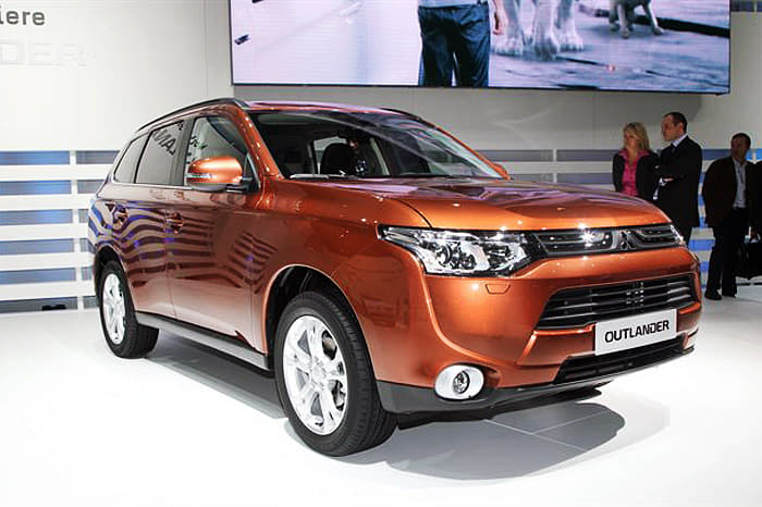 The production Outlander sports very little changes over the concept model.