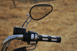 Delicate mirror stalks and chrome finished switches. 