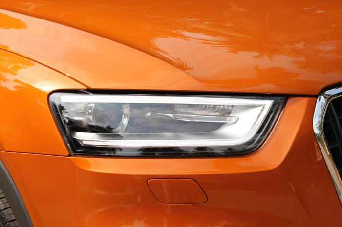 Headlamps get similar treatment as the new A4.