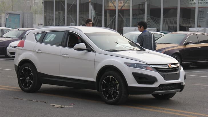 Youngman-Lotus this new SUV on display at the Beijing Motor Show. Image source: Chinacartimes.com