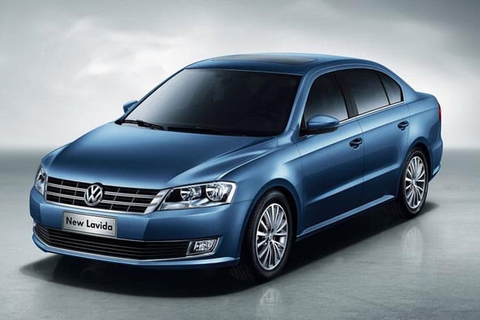 Volkswagen unveiled the all-new Lavida saloon.