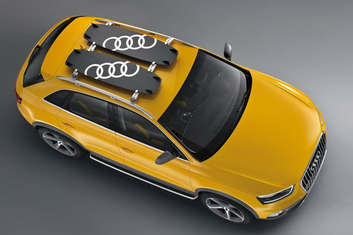 The concept is based on the trendy and fast-moving sport of kitesurfing. Mounted to the roof of the Audi Q3 jinlong yufeng are two kiteboards made of carbon fiber-reinforced polymer (CFRP).
