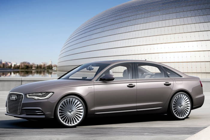 Audi is presenting its first luxury-class e-tron concept car - a technology study known as the Audi A6 L e-tron concept at Auto China 2012 in Beijing. The plug-in hybrid has a powerful drive system that enables a driving range of 80 km (49.71 miles) on pure electric power, and it was specifically designed to fulfill Chinese needs.