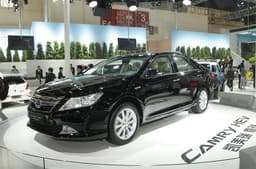 Chinese buyers can get a hybrid version of the Toyota Camry saloon