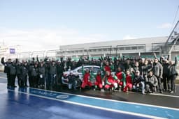The winners of the Castrol Edge Nurburgring experience contest