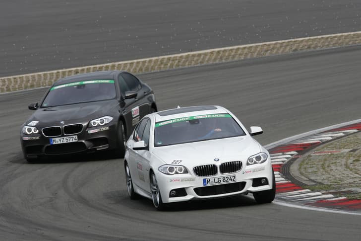 M550d with 381bhp and an M5 with 552bhp Need we say more?