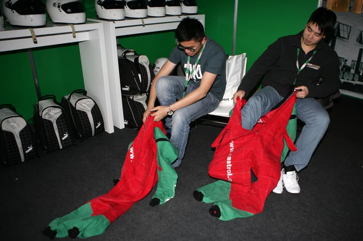 Pick a suit one size bigger, so you can hope to fit into it.