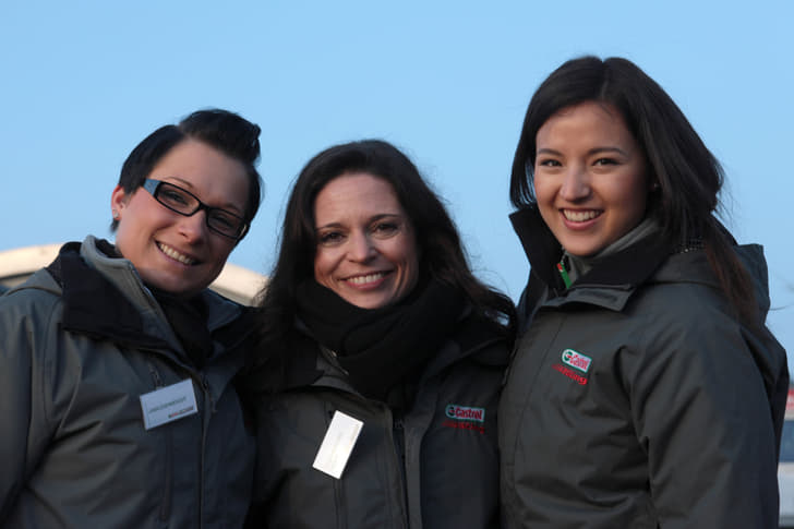 Everyone seemed very happy at the Nurburgring.