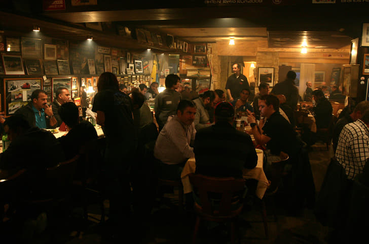 The Pistenklause restaurant is to the Nurburgring what Ristorante Cavallino is to Maranello 