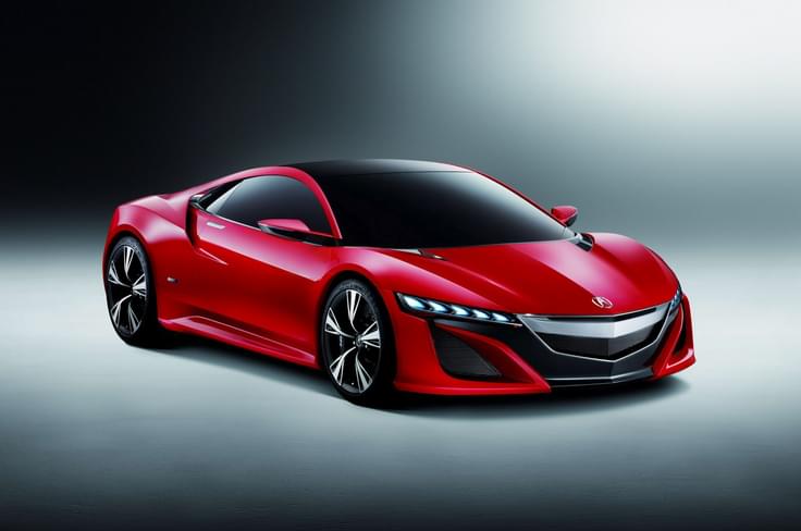 This concept car has many lightweight materials and a mid-mounted V6 engine. This concept car has many lightweight materials and a mid-mounted V6 engine.