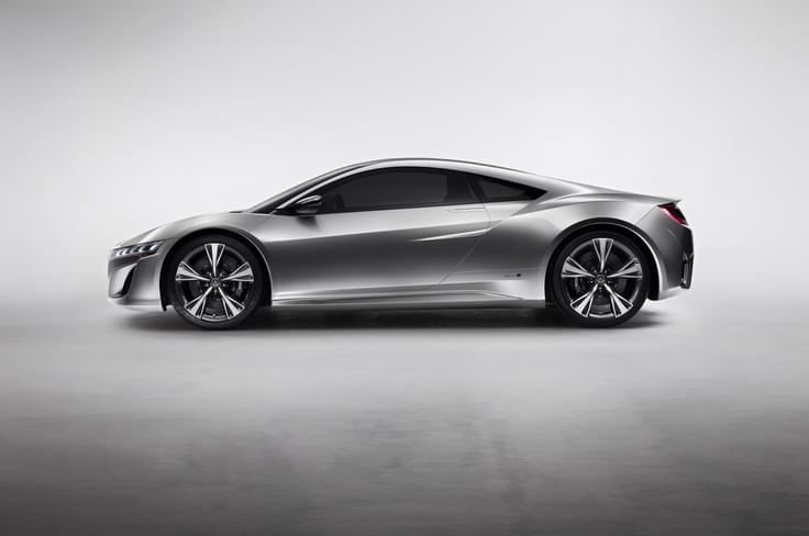 The new Acura supercar, expected to debut in the next three years. The new Acura supercar, expected to debut in the next three years.