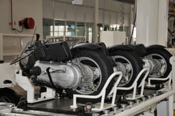 Making of the Vespa scooter