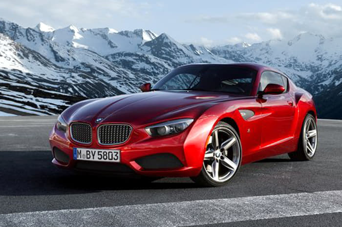 A stunning interpretation of the classic BMW face - with its twin circular headlights, kidney-shaped radiator grille and BMW logo - marks the BMW Zagato Coupé out as a BMW without the need for a second glance. 