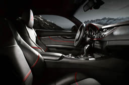 Exquisite materials and high-quality details provide an extremely stylish showcase for the interior's sporting flair and driver focus.